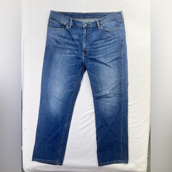 Levi’s 514 Straight Fit Denim Jeans Mens 40/30 Blue Cotton Work casual 1740 - Picture 1 of 10
